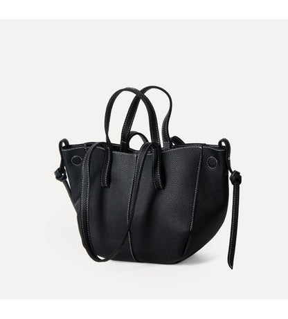 Dames Schoudertas Grote Tote Bag Leer Zwart