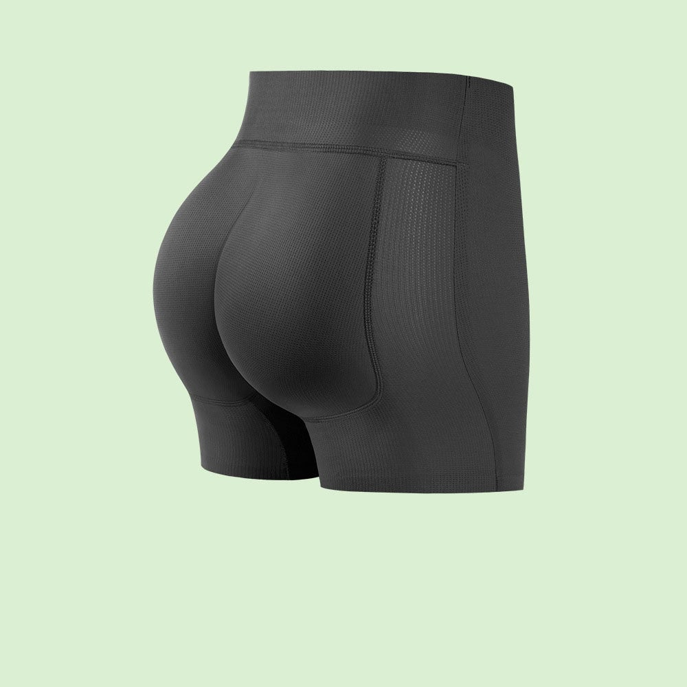 Corrigerende Shapewear Shorts met Push-Up Effect en Hoge Taille voor Bilvergroting