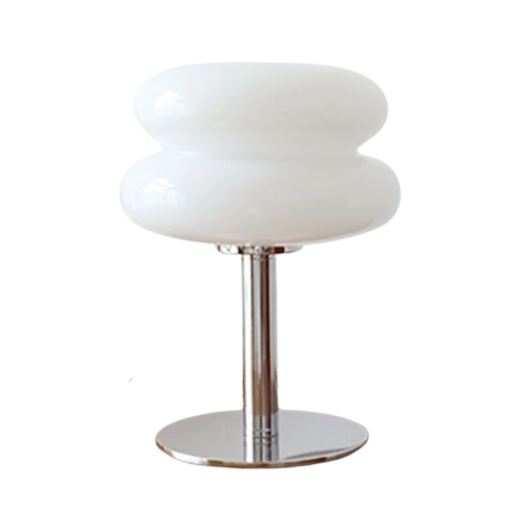 Designer Tafellamp met Touch Bediening Glas en Metaal Dimbaar LED Verlichting Modern Sfeerlamp voor Woonkamer en Slaapkamer