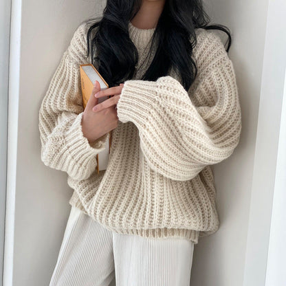 Dames Trui Gebreid Oversized Warme Modieuze Truien