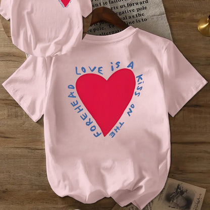 Dames T-shirt Katoen Regular Fit Met Print