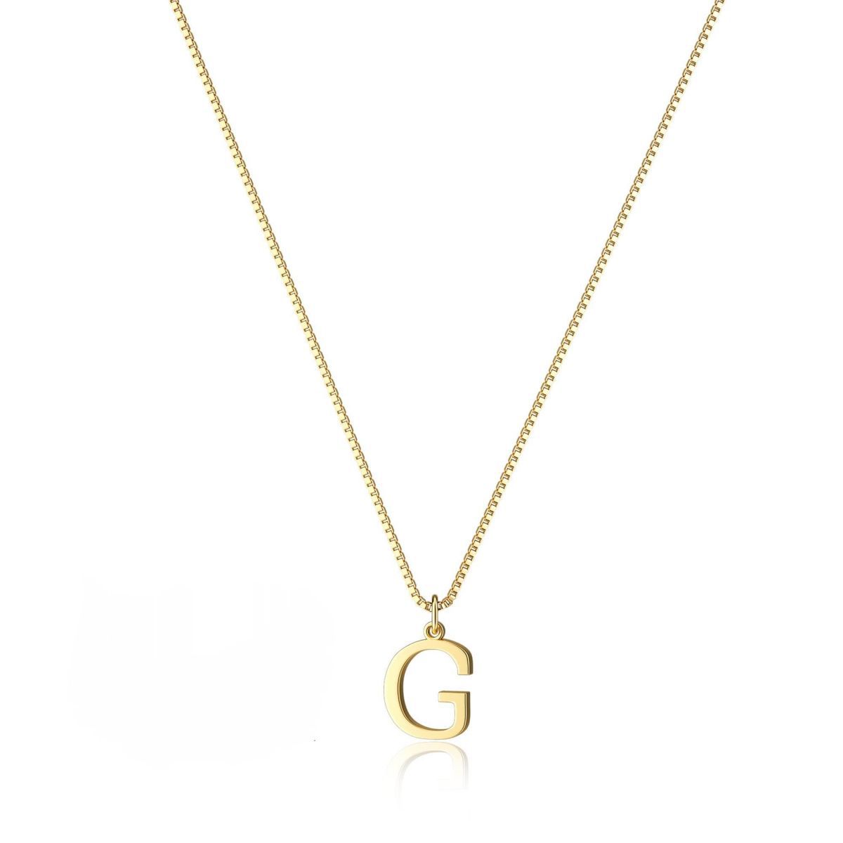 Gouden Ketting met Initialen voor Vrouw Persoonlijke Letter Sieraden
