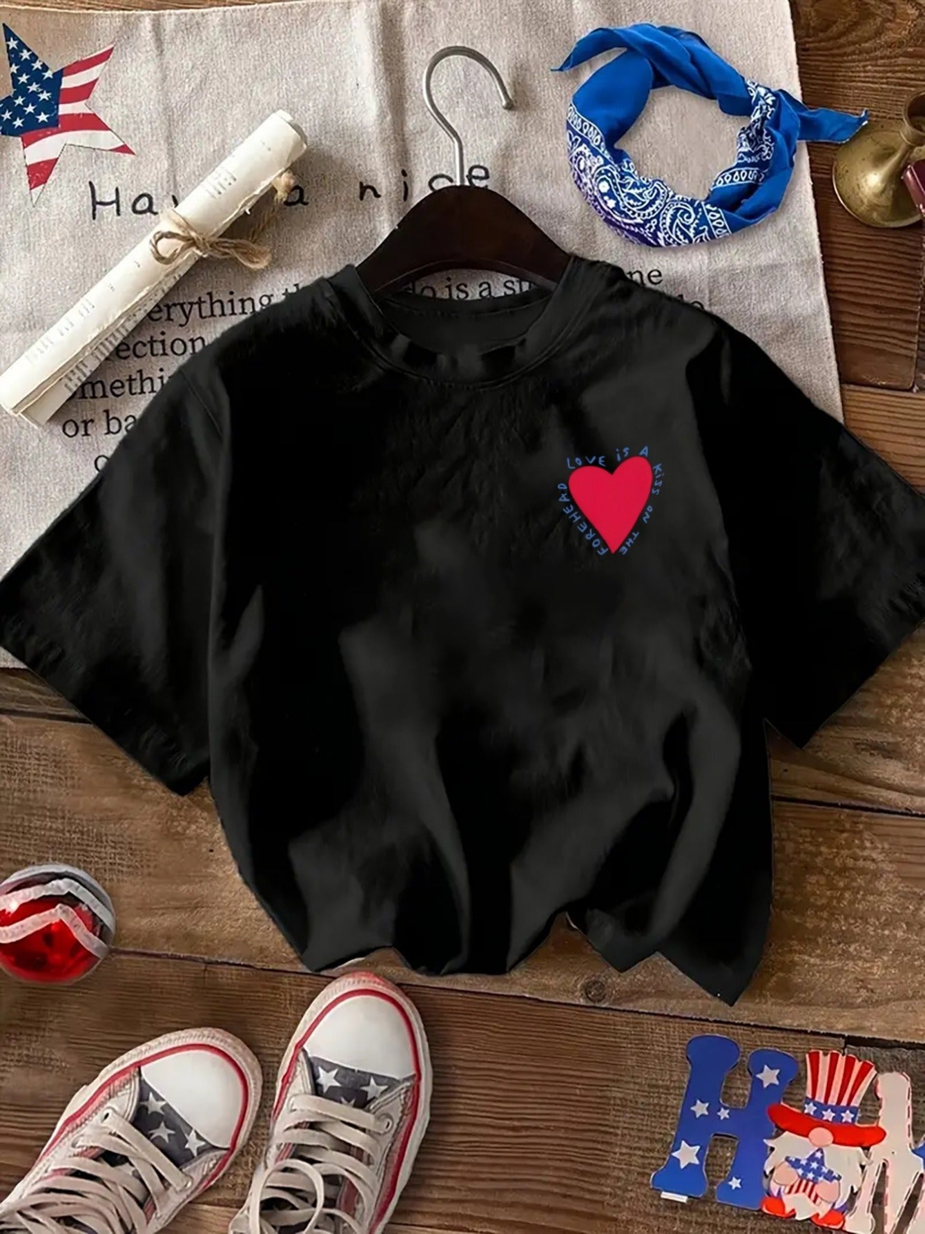 Dames T-shirt Katoen Regular Fit Met Print