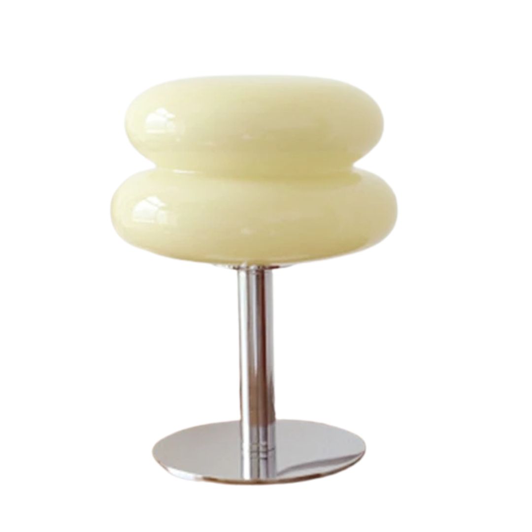 Designer Tafellamp met Touch Bediening Glas en Metaal Dimbaar LED Verlichting Modern Sfeerlamp voor Woonkamer en Slaapkamer