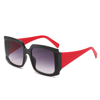 Dames Zonnebril Vierkant Groot Model Trendy Stijl