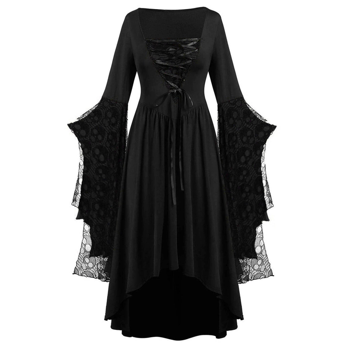 Dames Maxi Jurk Lang Met Kant Elegant