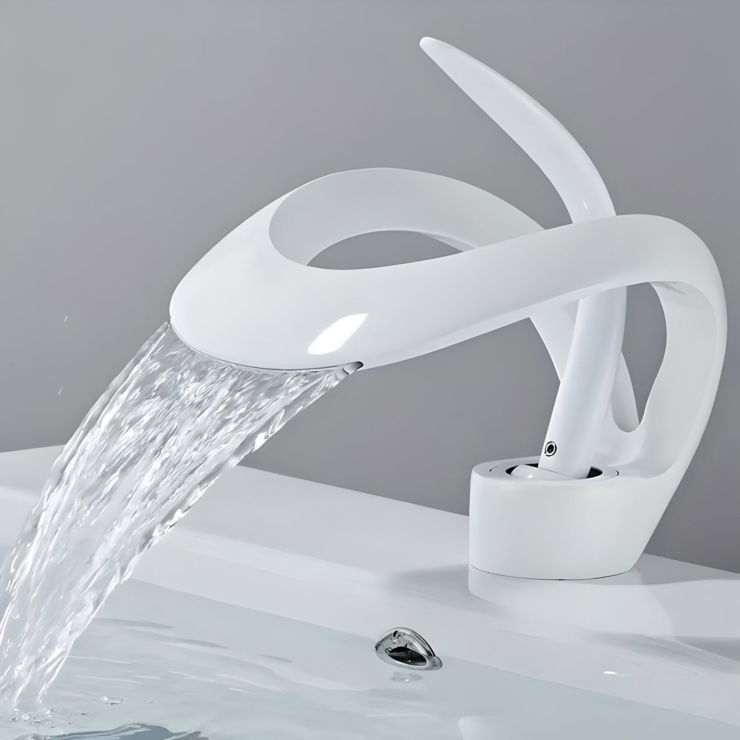 Wastafelkraan Design Waterval Mengkraan Messing Modern