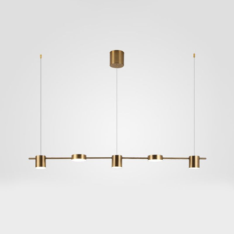 Hanglamp Aluminium Zwart Goud LED 3 5 6 Lichts Keuken Woonkamer Eetkamer Plafondlamp Spotlamp Industrieel Modern