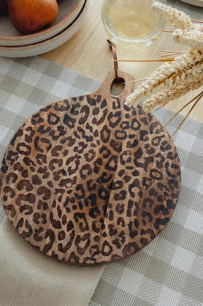 Houten Serveerplank Sapelehout Rond en Vierkant Scandinavisch Design voor Keuken en Tafel
