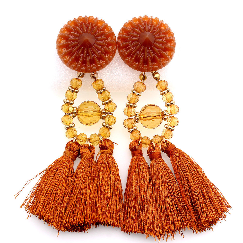 Dames Oorbellen met Kwastjes Grote Statement Oorbellen Trendy