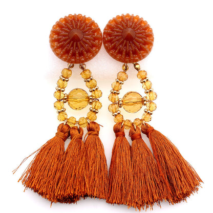 Dames Oorbellen met Kwastjes Grote Statement Oorbellen Trendy