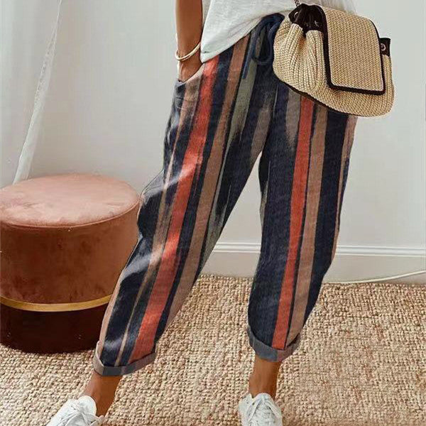 Dames Zomerbroek Wijd en Comfortabel met Elastische Band - StudioMarella