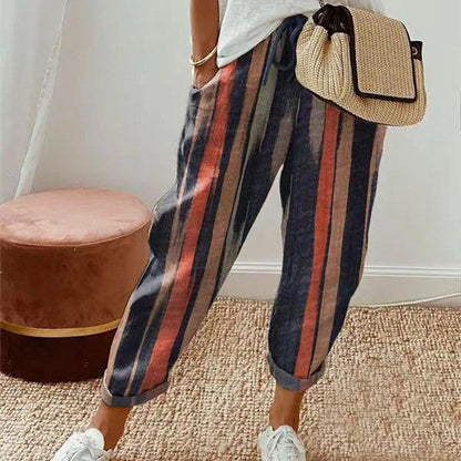 Dames Zomerbroek Wijd en Comfortabel met Elastische Band - StudioMarella