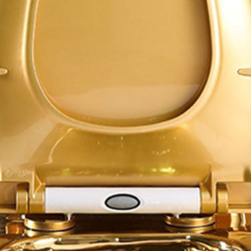 Eendelig Staand Toilet Goudkleurig Keramisch Closet voor Moderne Badkamers