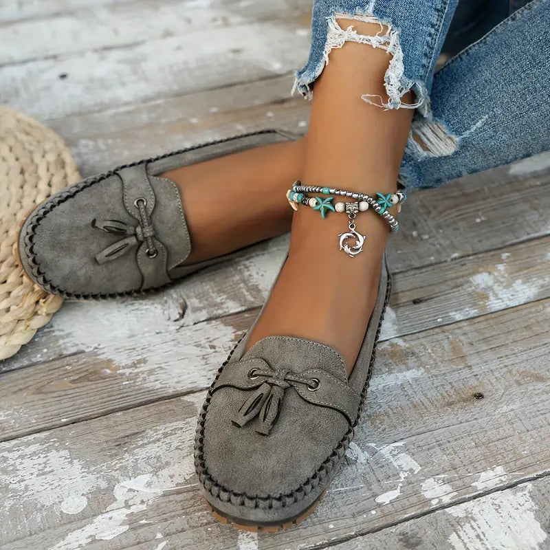 Elegante Mocassins Comfortabel Vintage Stijl