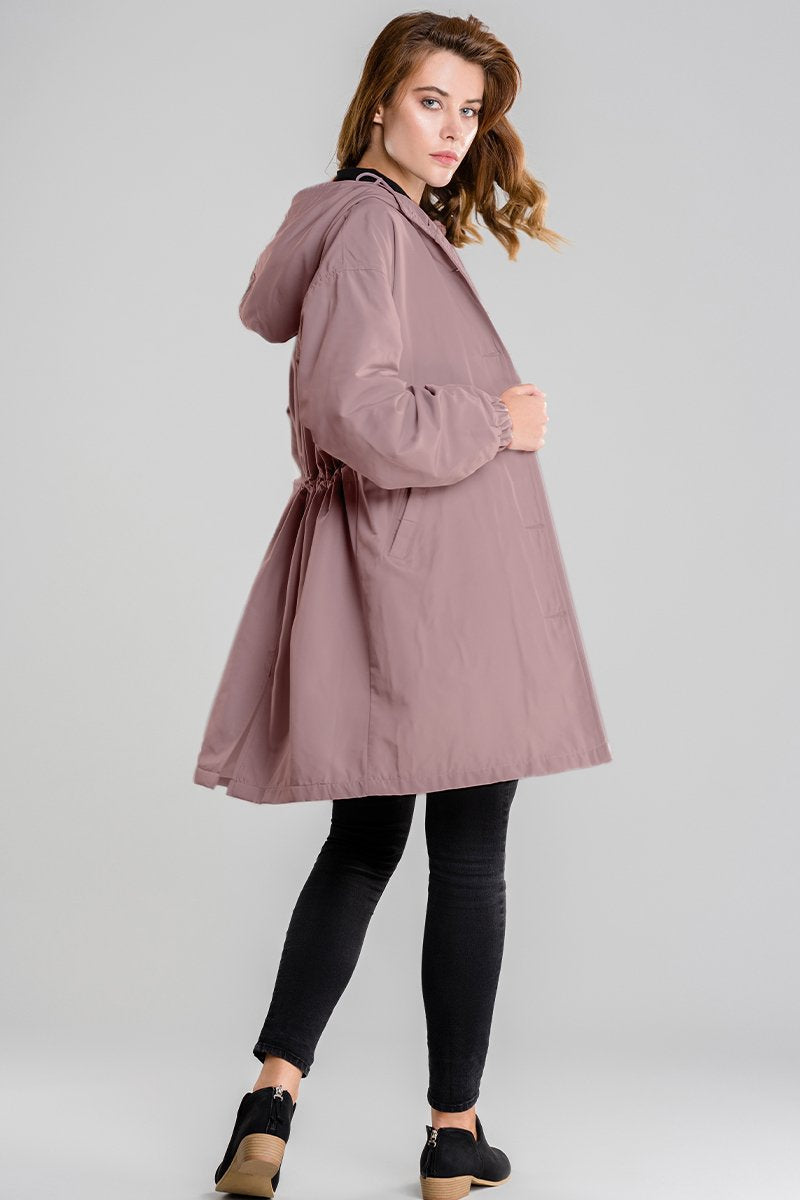 Waterdichte Regenjas voor Dames met Capuchon