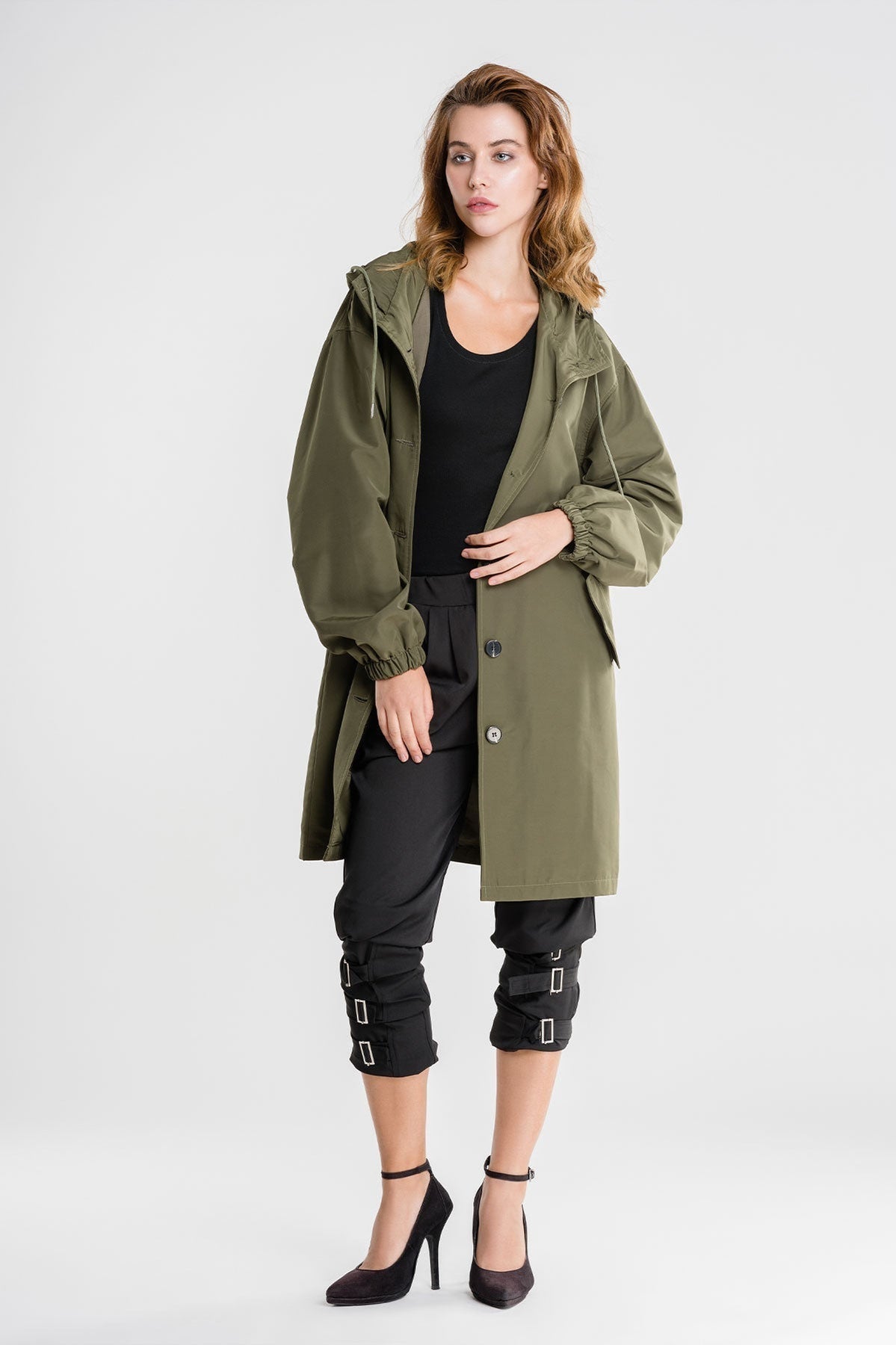 Waterdichte Regenjas voor Dames met Capuchon