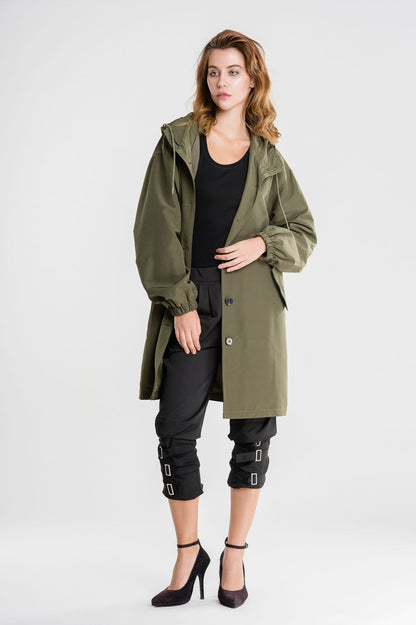 Waterdichte Regenjas voor Dames met Capuchon