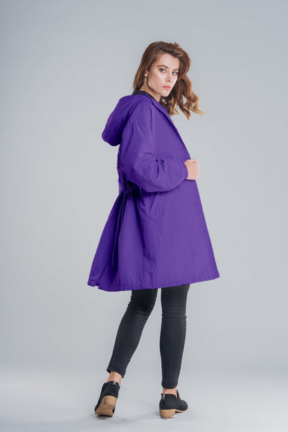 Waterdichte Regenjas voor Dames met Capuchon