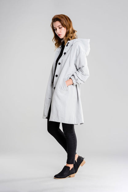 Waterdichte Regenjas voor Dames met Capuchon
