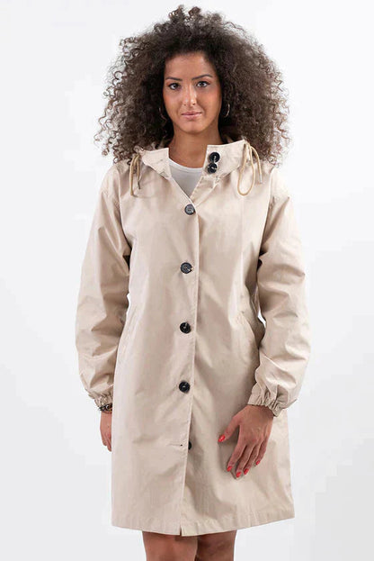 Waterdichte Regenjas voor Dames met Capuchon