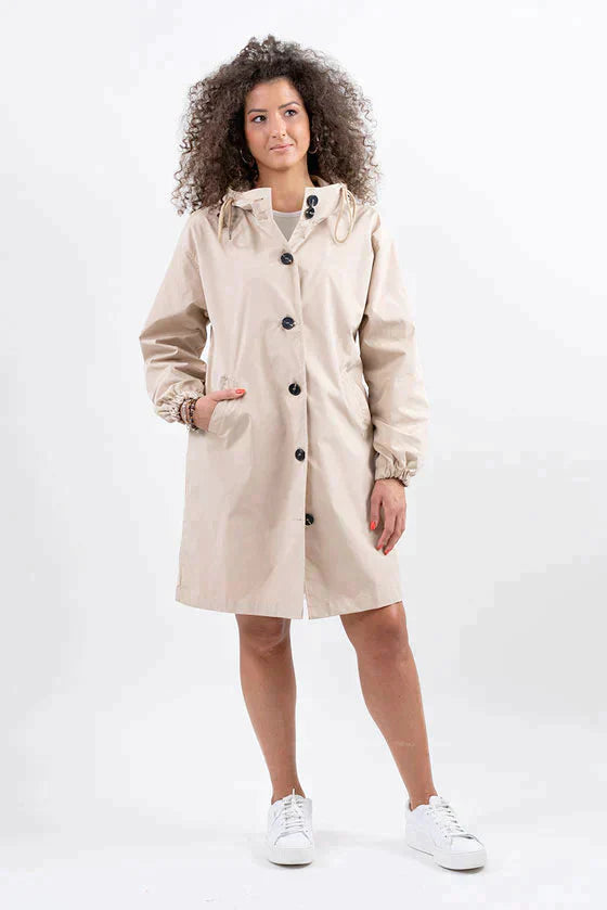 Waterdichte Regenjas voor Dames met Capuchon