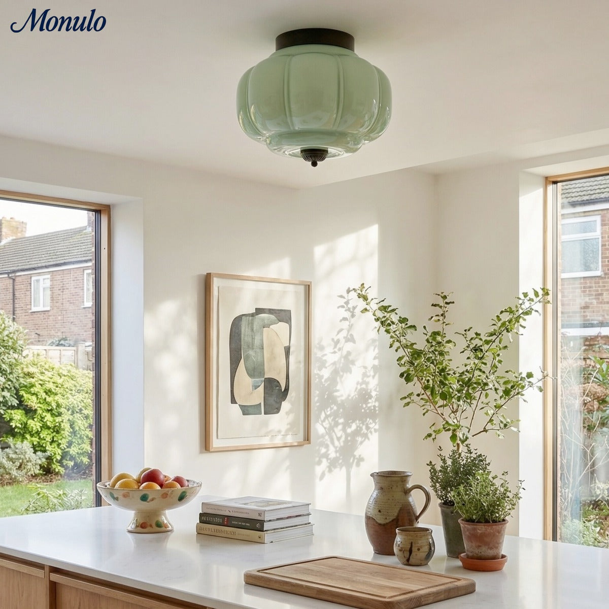 Plafondlamp Melkglas Glazen Kap Moderne Verlichting Scandinavische Stijl Woonkamer Eetkamer Slaapkamer Flush Mount