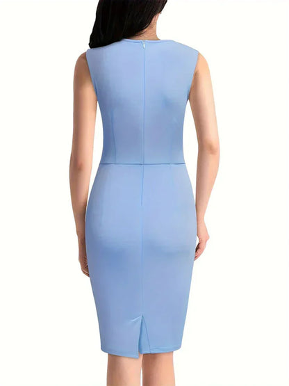 Dames Bodycon Jurk Zonder Mouwen - Elegante Zomerjurk