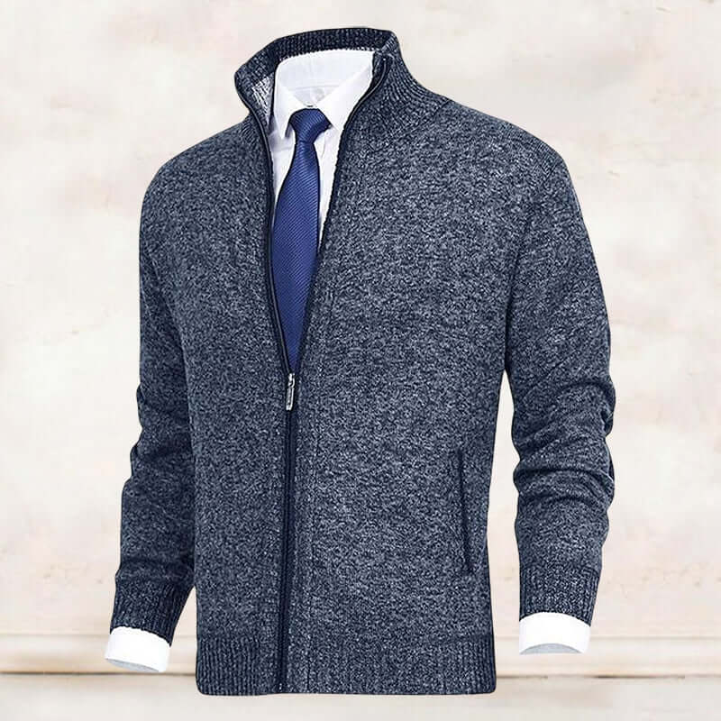 Herenvest Zachte Stof Elegant voor Alle Seizoenen