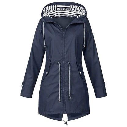 Regenjas Dames Waterdicht met Capuchon Outdoor