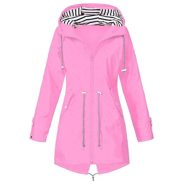 Regenjas Dames Waterdicht met Capuchon Outdoor