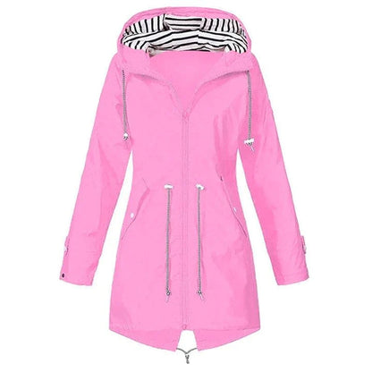 Regenjas Dames Waterdicht met Capuchon Outdoor