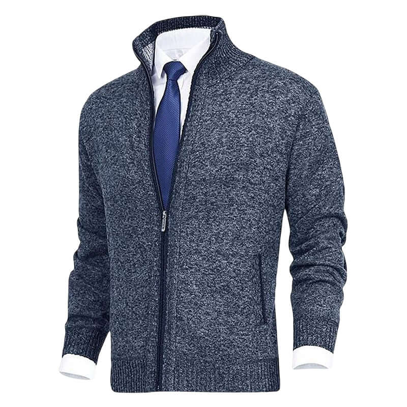Herenvest Zachte Stof Elegant voor Alle Seizoenen