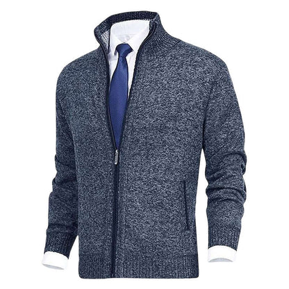 Herenvest Zachte Stof Elegant voor Alle Seizoenen