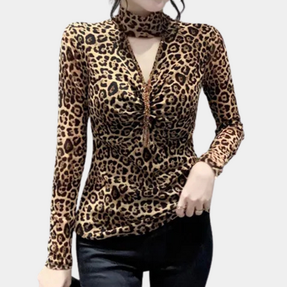 Elegante Jurk Lange Mouwen voor Vrouw