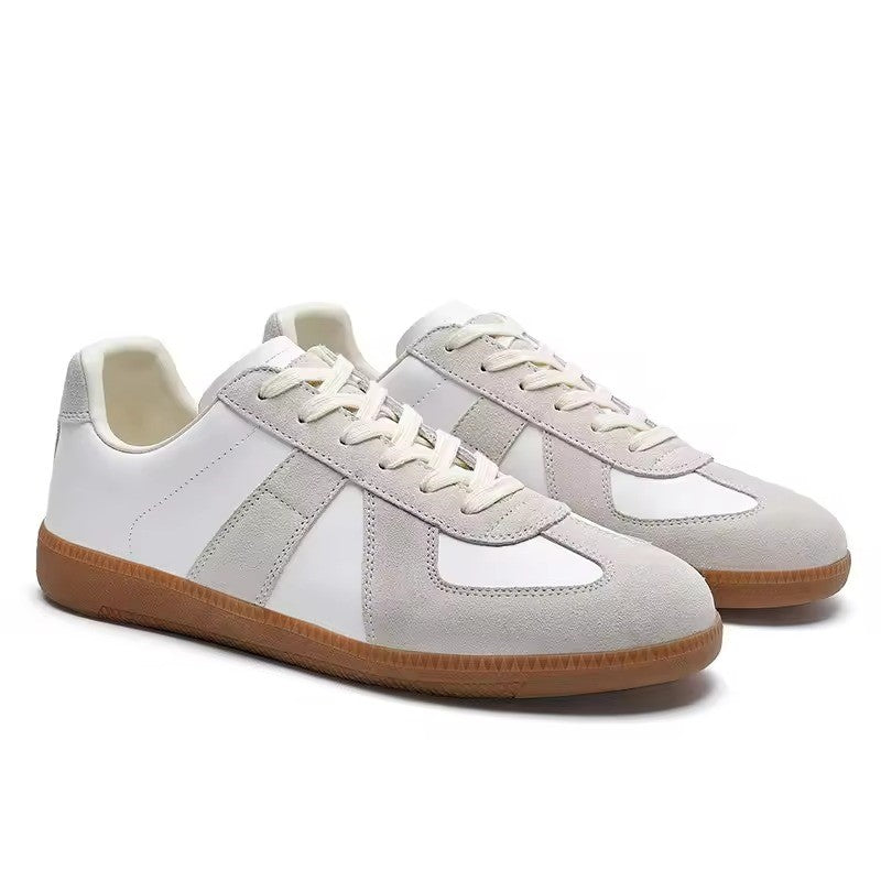 Heren Sneakers Low-Top met Veters en Stiksels - StudioMarella