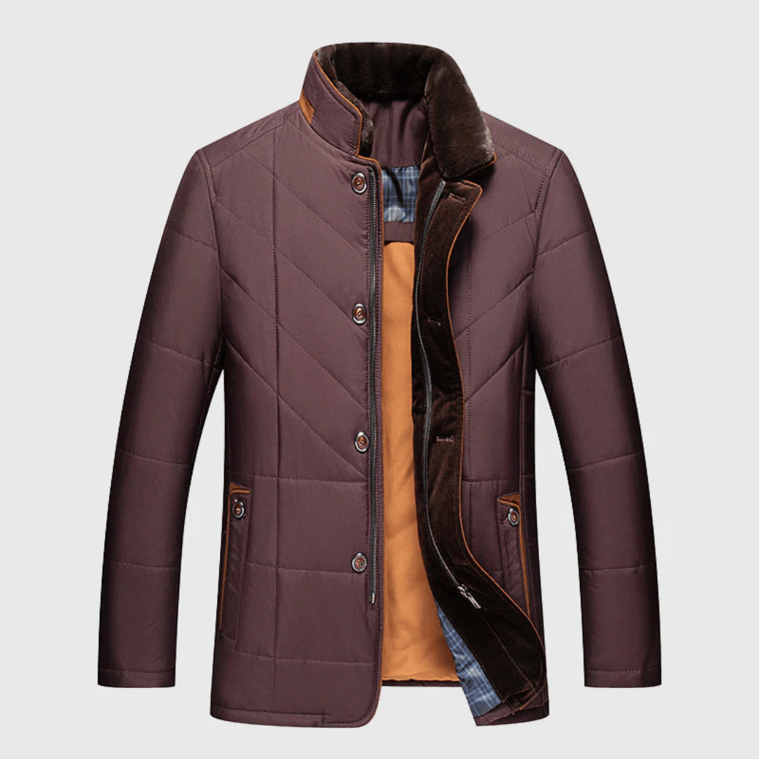 Elegante Mannenjas Giovanni Italiaanse Stijl