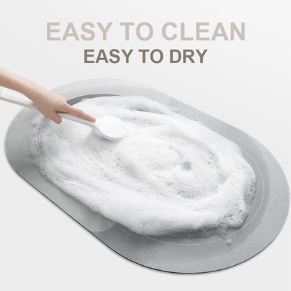 Zachte Badmat Antislip 40x60 cm | Superabsorberend Microvezel Droogloopmat voor Badkamer Keuken | Sneldrogend Vloerkleed met Antislip Onderkant