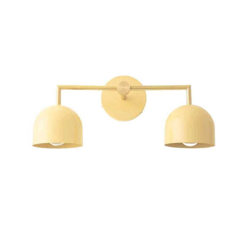 Koepelkapjes Wandlamp Modern Scandinavisch Metaal Zwart Messing 2-3 Lichtpunten Badkamer Hal Slaapkamer Sfeerverlichting