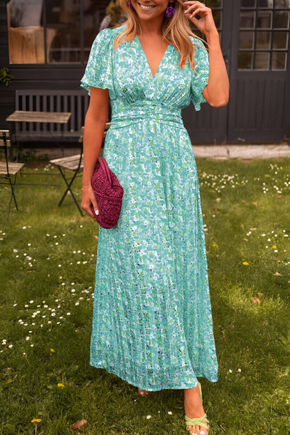 Maxijurk V-Hals Elegante Lange Jurk voor Vrouw