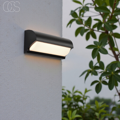 Buiten Wandlamp LED Zwart IP65 Waterdicht 3000K Warm Wit Tuin Balkon Gevel Modern
