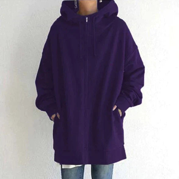 Dames Sweatshirt Zacht en Comfortabel Groot Model