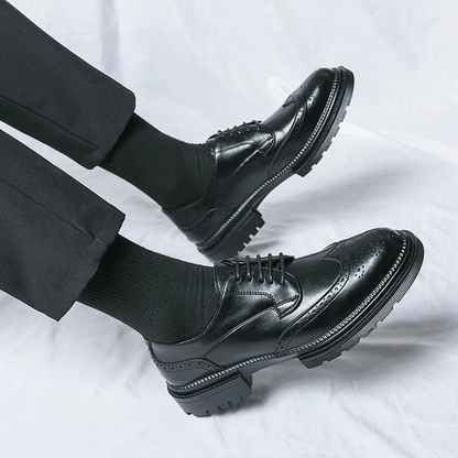 Heren Oxford Schoenen Vintage Stijl Comfortabel met Veters