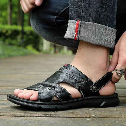 Mode Sandalen van Leer Charles
