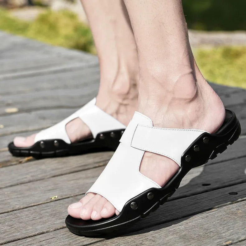 Elegante Sandalen van Leer Comfortabel en Duurzaam