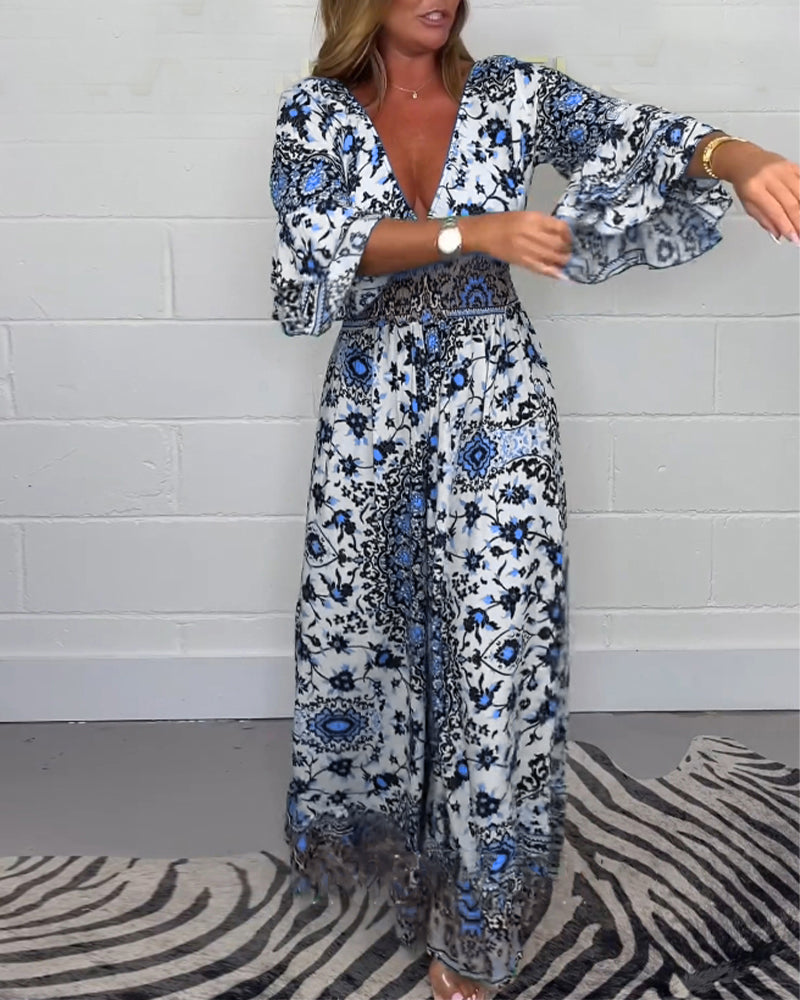 Vrouwelijke Jumpsuit Vintage Stijl