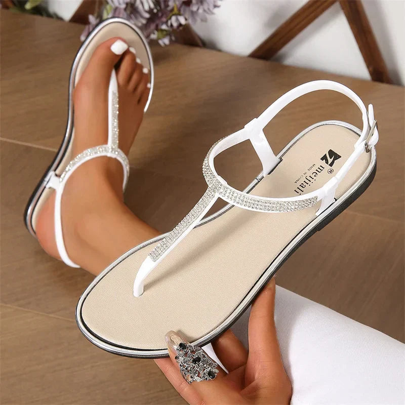Glitter Sandalen Valencia Strass voor Dames