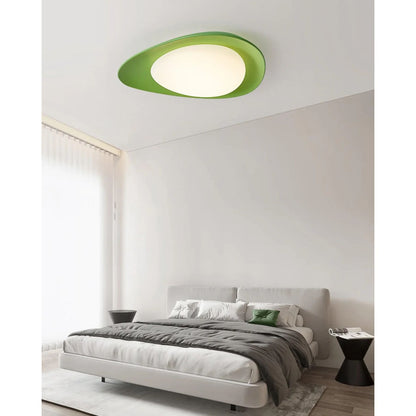 LED Plafondlamp Bladvorm Resin Groen Woonkamer Slaapkamer Eetkamer Organische Plafondlamp Scandinavisch Interieur