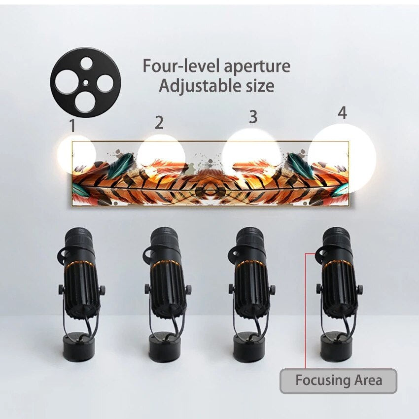 Verstelbare LED Opbouwspot 7-20W met Dimbaar Licht voor Accentverlichting en Sfeer