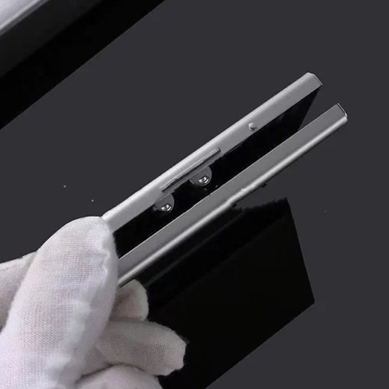 Kaarthouder met RFID-Bescherming Metalen Cardclip Zilver Zwart Goud